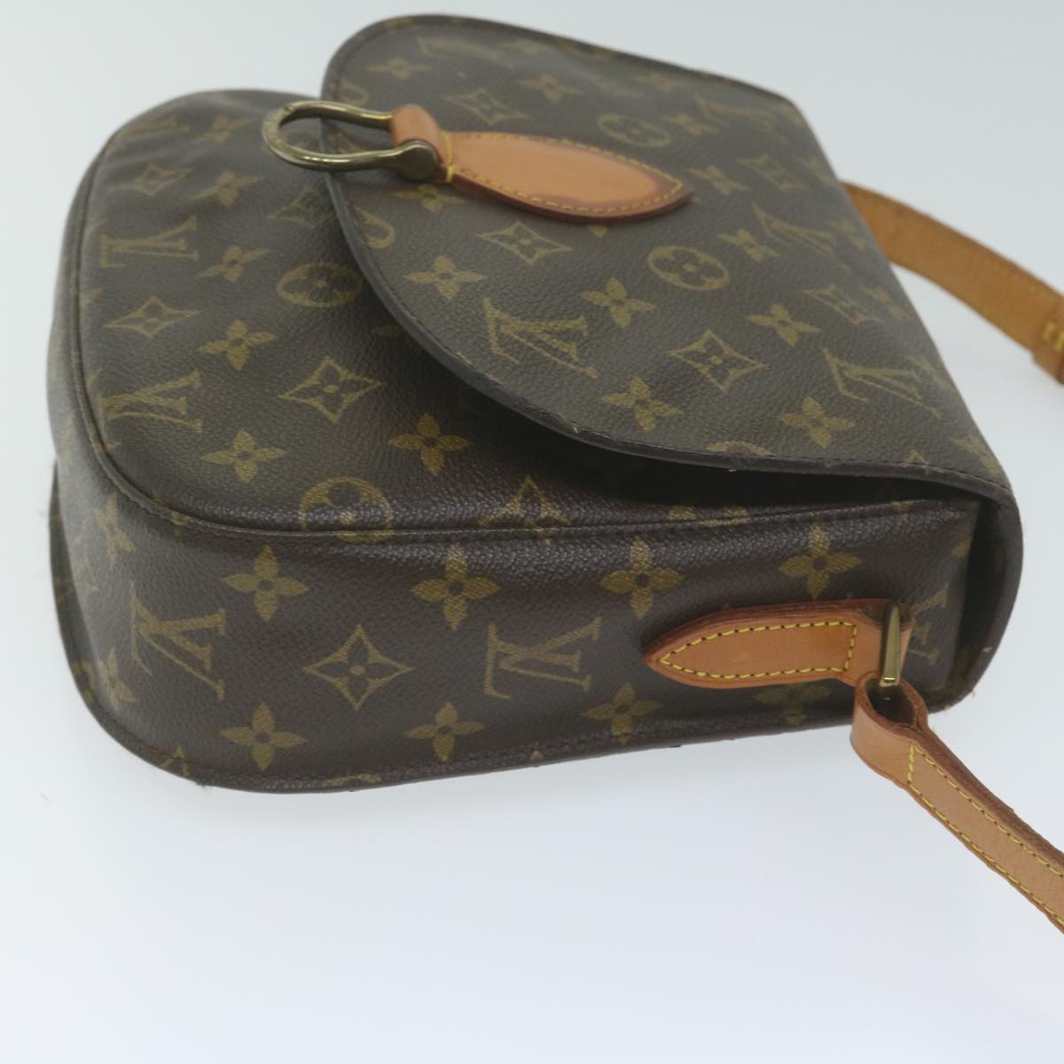 LOUIS VUITTON Monogram Saint Cloud GM Shoulder Bag M51242 LV Auth th4455