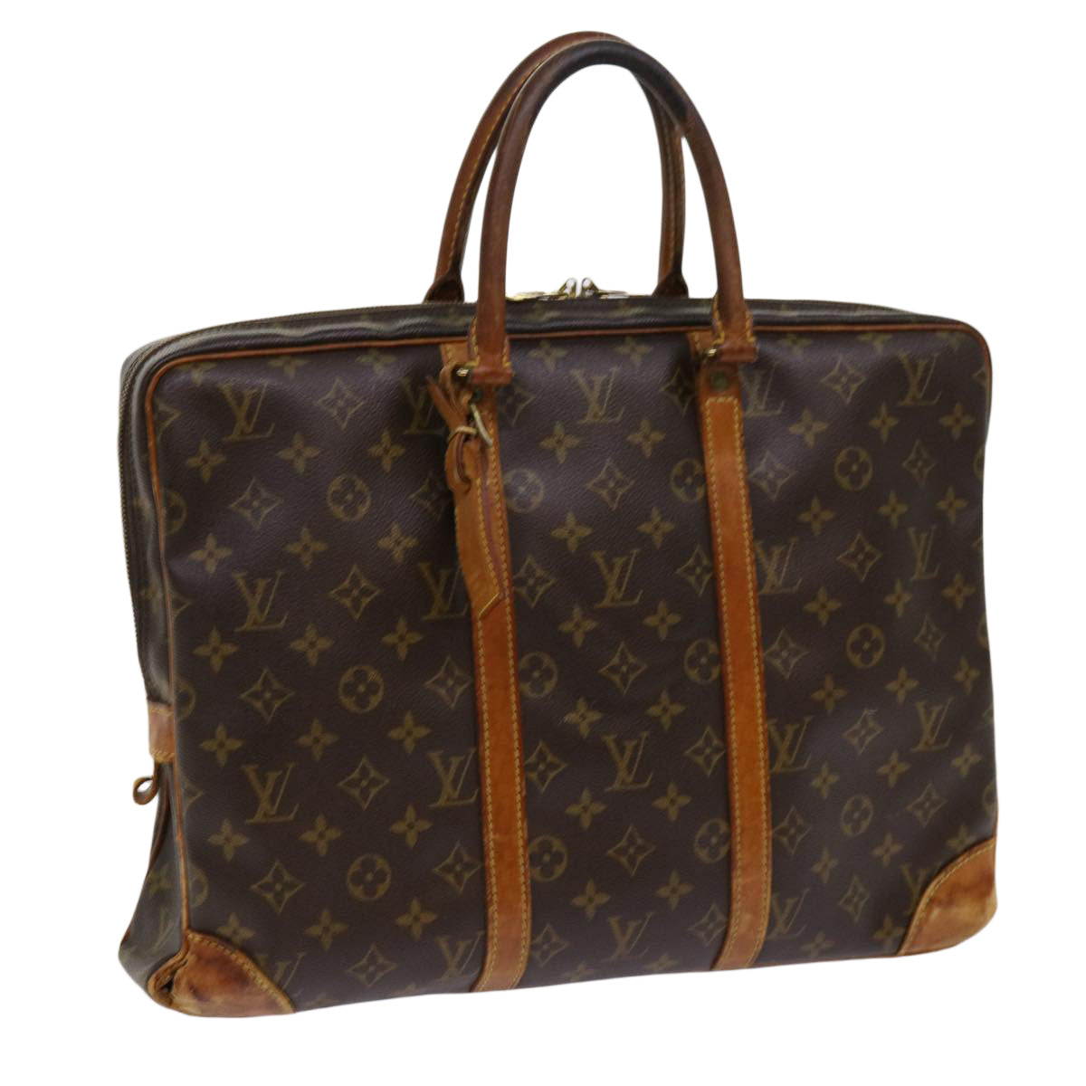 LOUIS VUITTON Monogram Porte Documents Voyage Business Bag M53361 LV Auth th4462