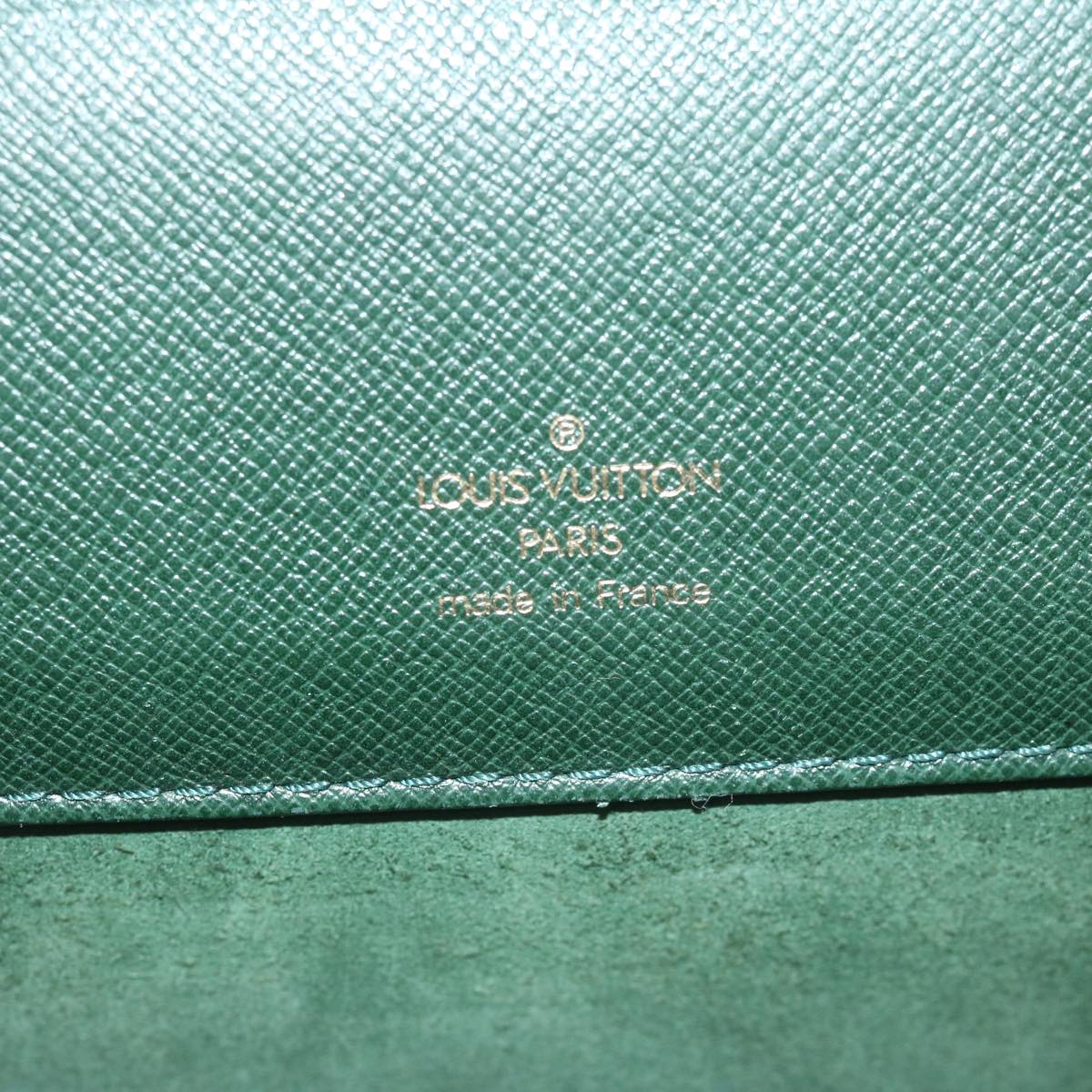 LOUIS VUITTON Taiga Serviette Kourad Business Bag Epicea M30074 LV Auth th4474