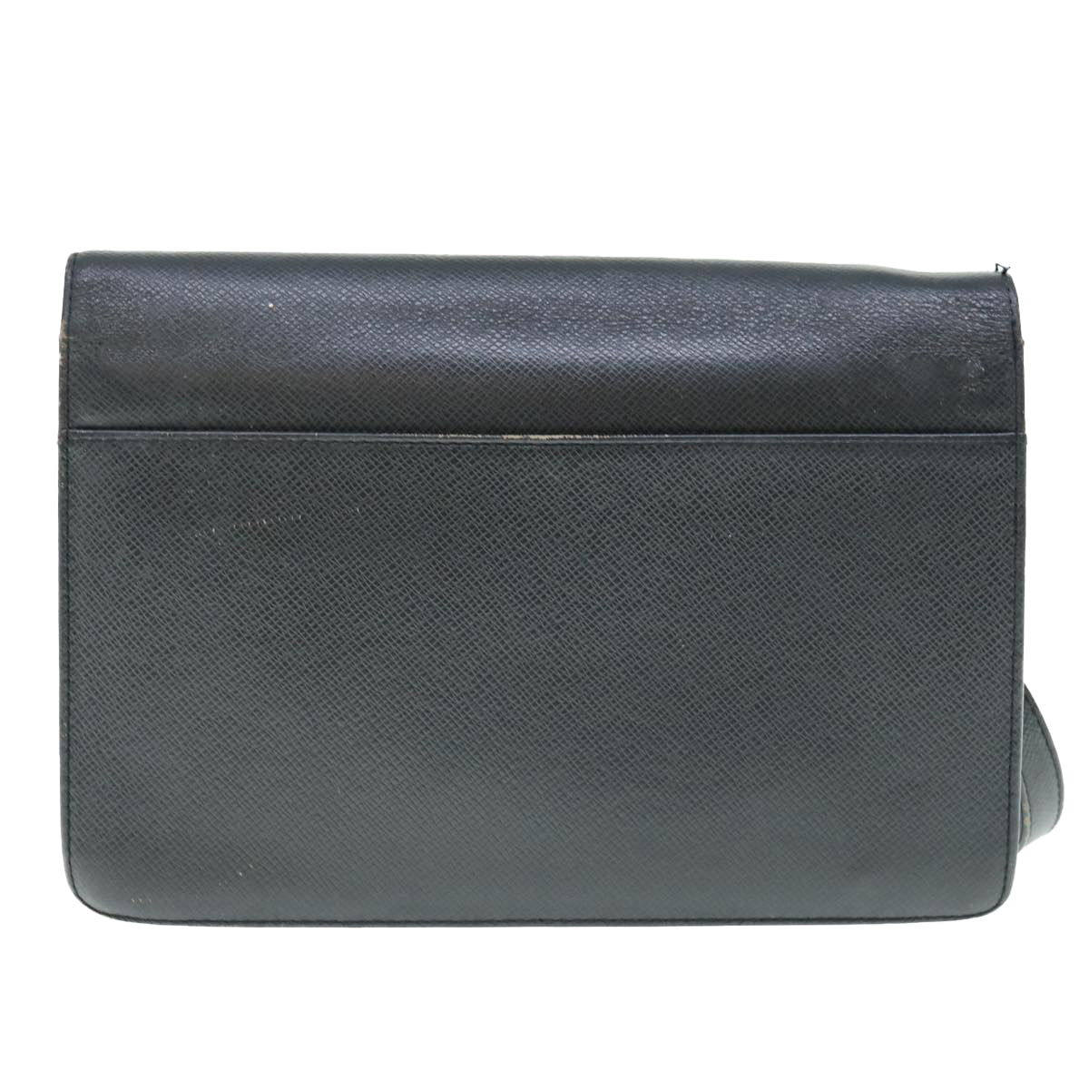 LOUIS VUITTON Taiga Selenga Clutch Bag Ardoise M30782 LV Auth th4489