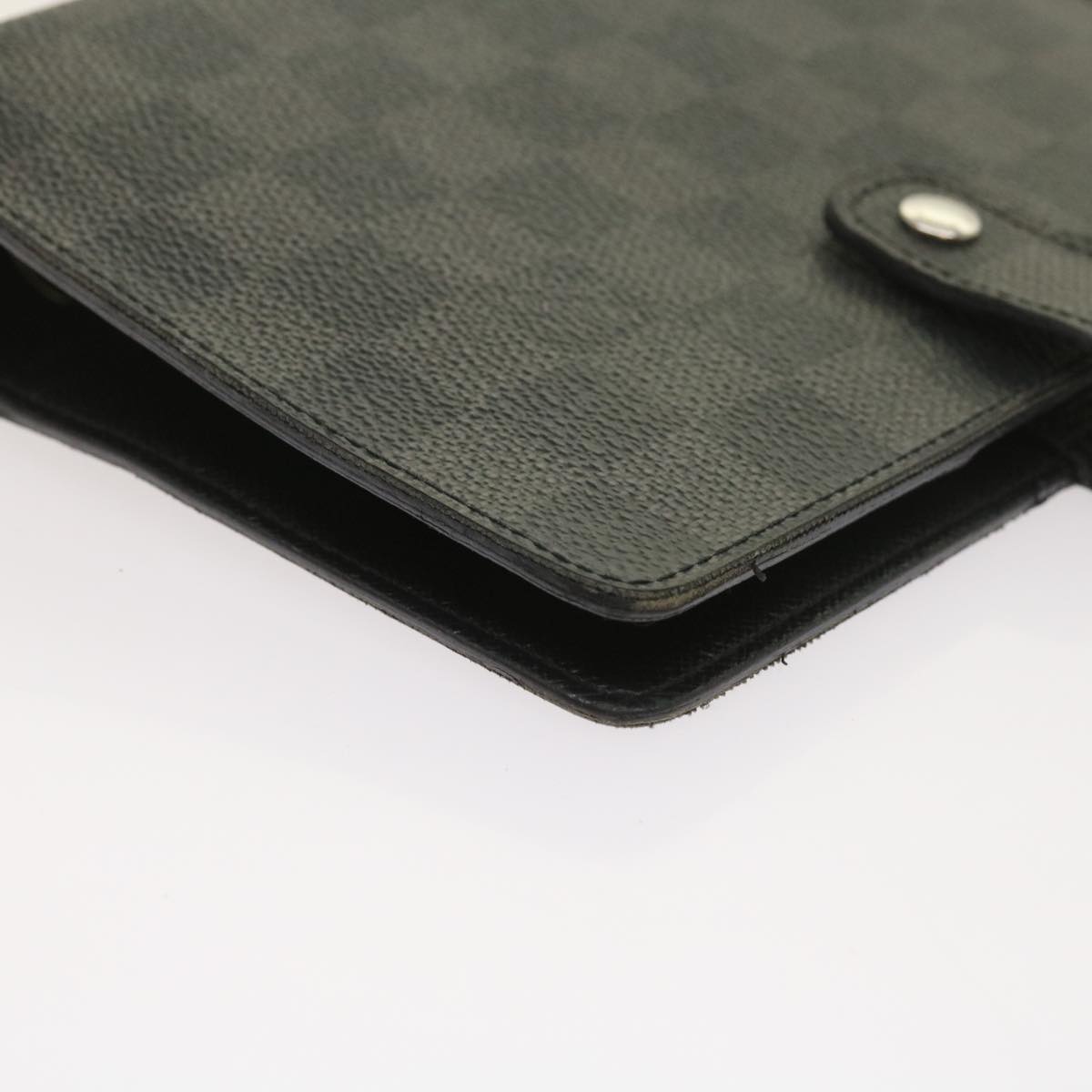 LOUIS VUITTON Damier Graphite Agenda MM Day Planner Cover R20242 LV Auth th4514