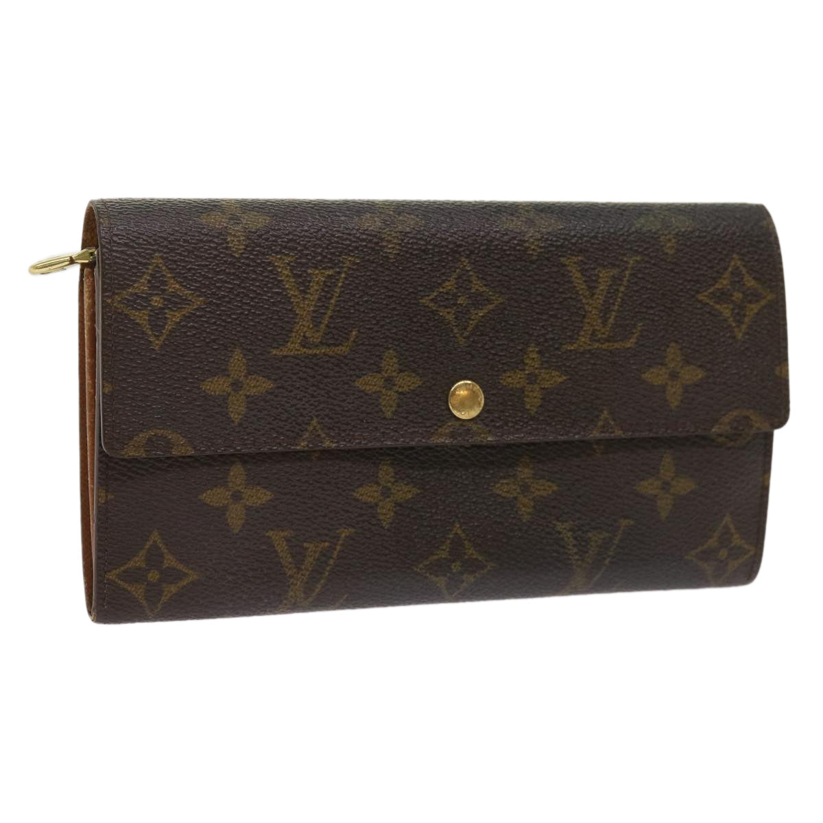 LOUIS VUITTON Monogram Portefeuille Sarah Long Wallet M60531 LV Auth th4522