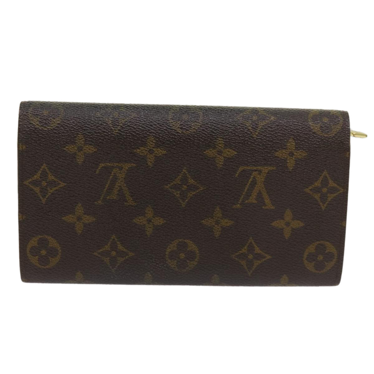 LOUIS VUITTON Monogram Portefeuille Sarah Long Wallet M60531 LV Auth th4522