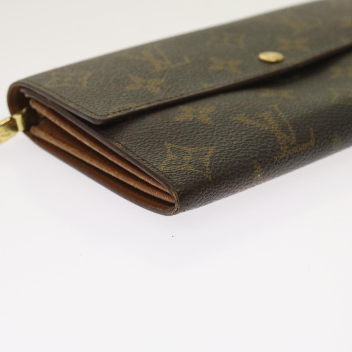 LOUIS VUITTON Monogram Portefeuille Sarah Long Wallet M60531 LV Auth th4522