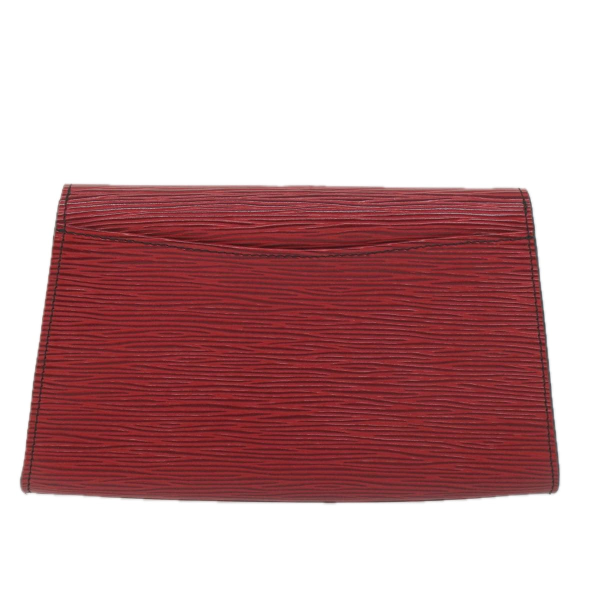 LOUIS VUITTON Epi Montaigne 23 Clutch Bag Red M52667 LV Auth th4551