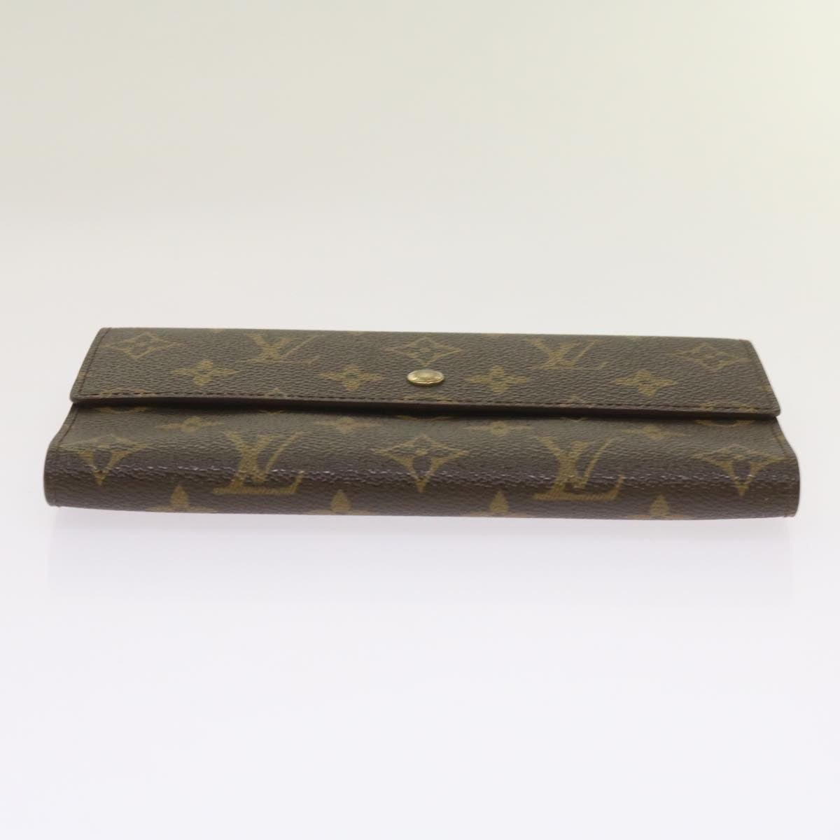 LOUIS VUITTON Monogram Portefeuille International Wallet M61217 LV Auth th4552