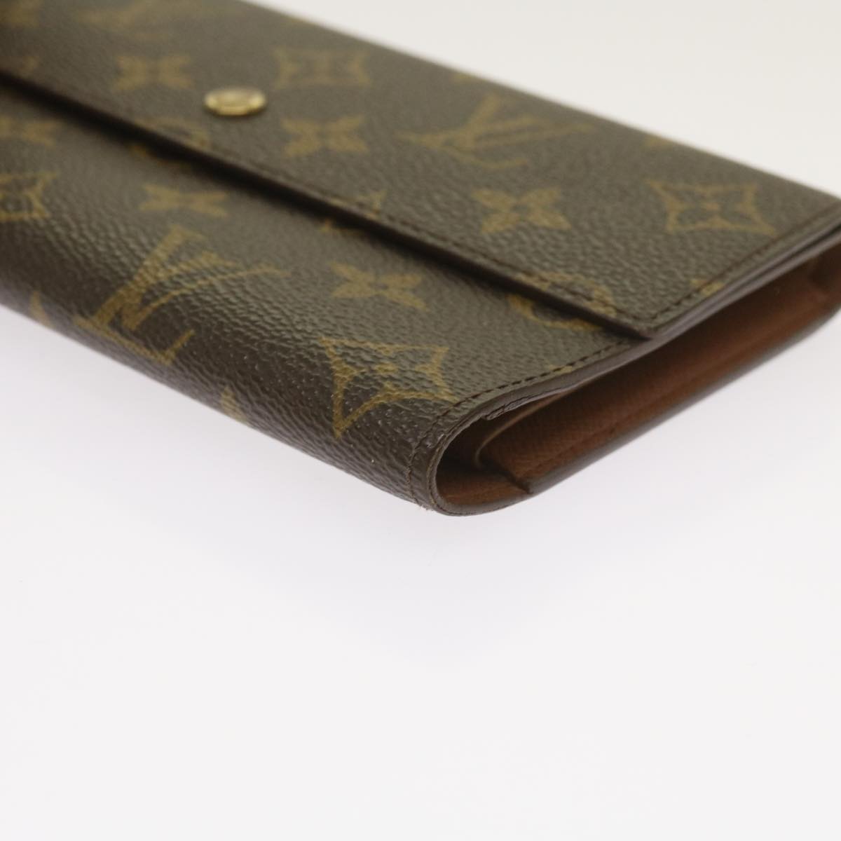 LOUIS VUITTON Monogram Portefeuille International Wallet M61217 LV Auth th4552