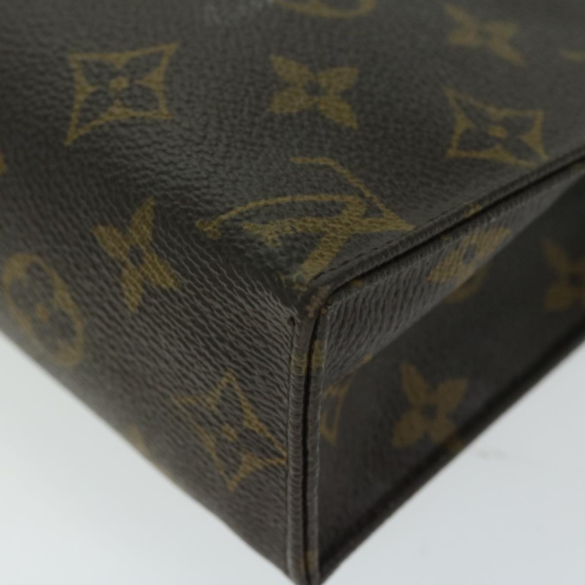 LOUIS VUITTON Monogram Poche Toilette 19 Pouch M47544 LV Auth th4590