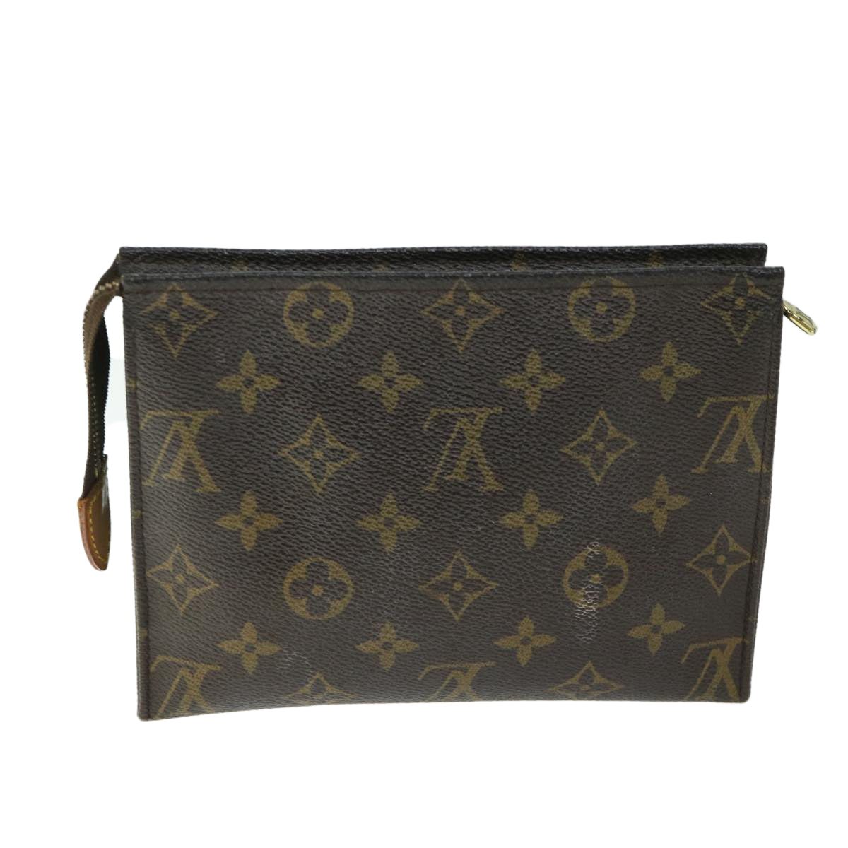 LOUIS VUITTON Monogram Poche Toilette 19 Pouch M47544 LV Auth th4590