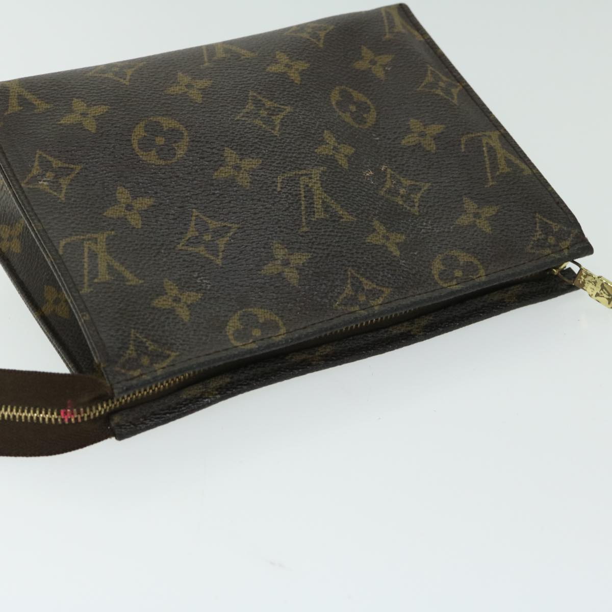 LOUIS VUITTON Monogram Poche Toilette 19 Pouch M47544 LV Auth th4590