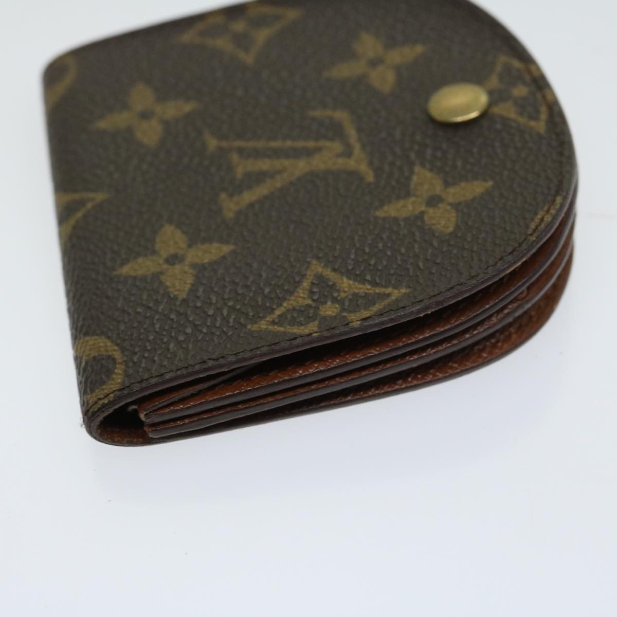 LOUIS VUITTON Monogram Porte Monnaie Guze Coin Purse M61970 LV Auth th4591