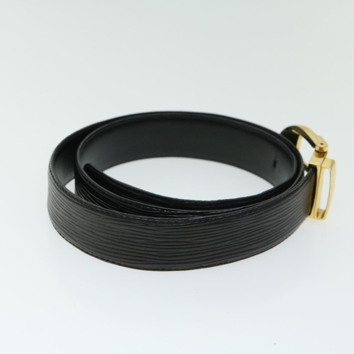 LOUIS VUITTON Epi Ceinture Classic Belt Black R15002 LV Auth th4596