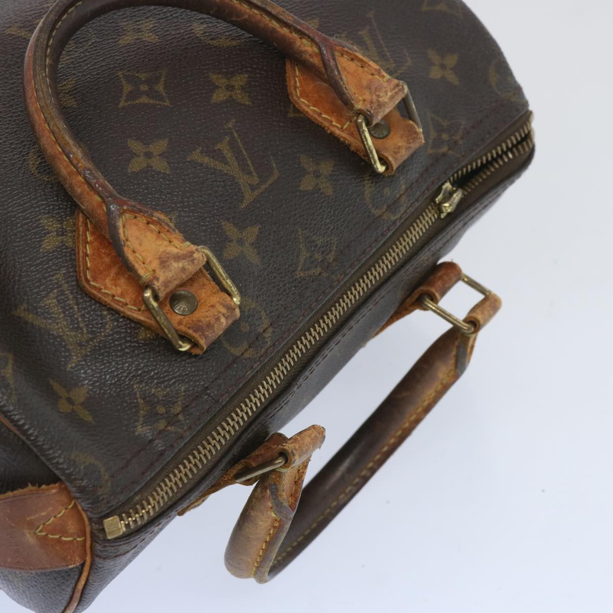 LOUIS VUITTON Monogram Speedy 25 Hand Bag M41528 LV Auth th4612