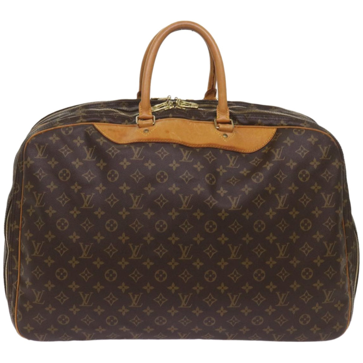 LOUIS VUITTON Monogram Alize 3 Poches Boston Bag M41391 LV Auth th4614