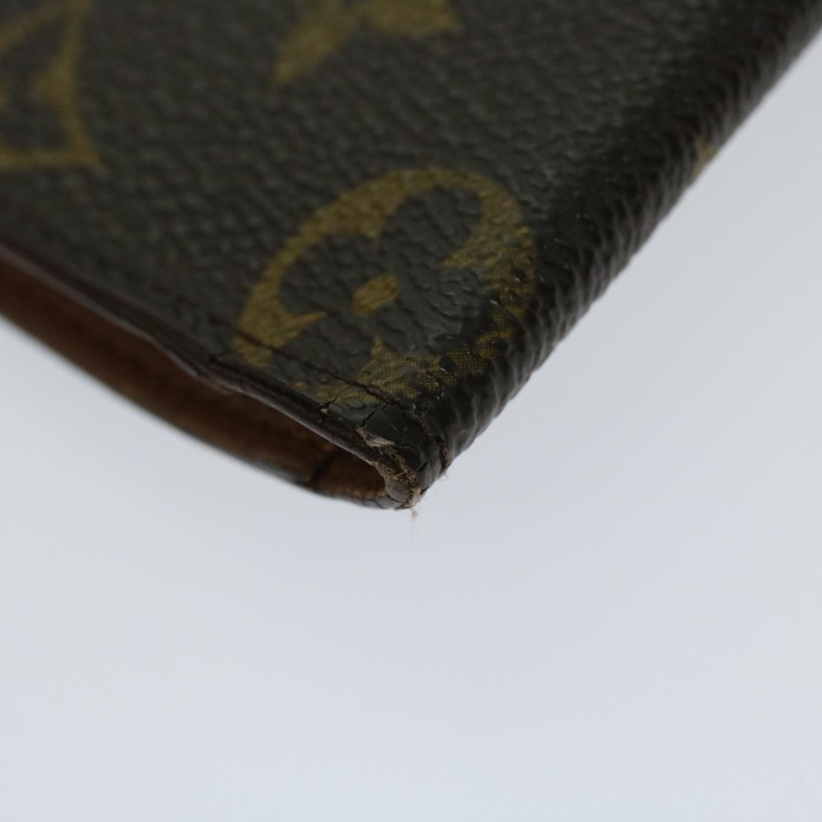 LOUIS VUITTON Monogram Porte Cartes Credit Billfold Wallet M60825 LV Auth th4620