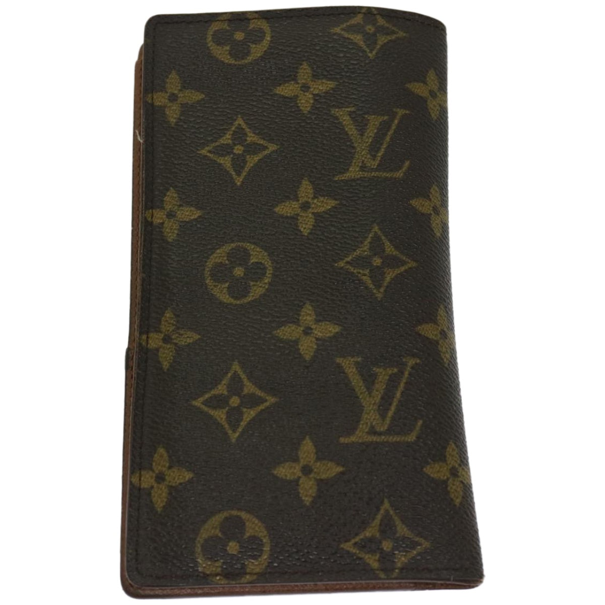 LOUIS VUITTON Monogram Porte Cartes Credit Billfold Wallet M60825 LV Auth th4620