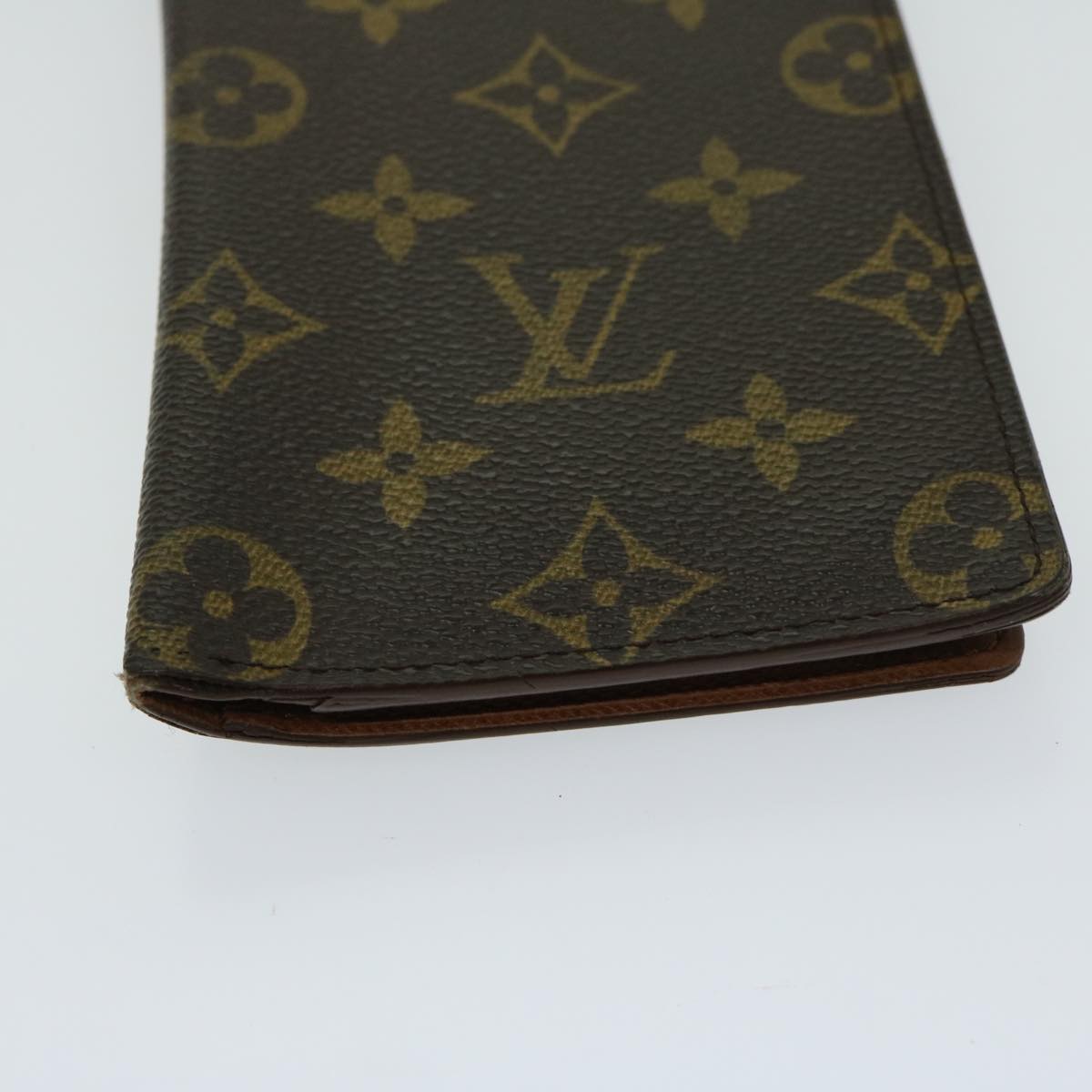 LOUIS VUITTON Monogram Porte Cartes Credit Billfold Wallet M60825 LV Auth th4620