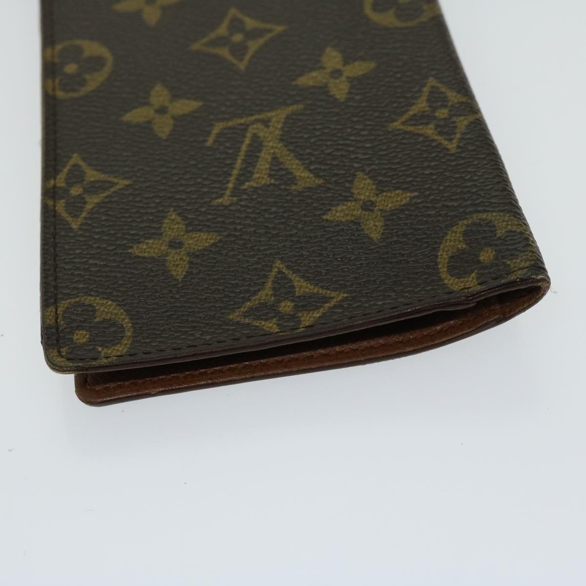 LOUIS VUITTON Monogram Porte Cartes Credit Billfold Wallet M60825 LV Auth th4620