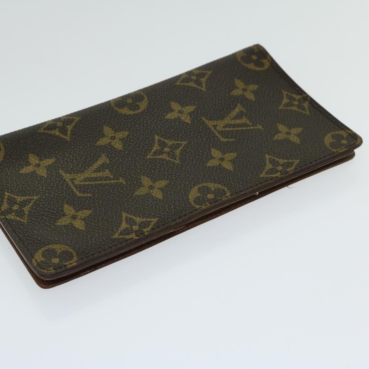 LOUIS VUITTON Monogram Porte Cartes Credit Billfold Wallet M60825 LV Auth th4620