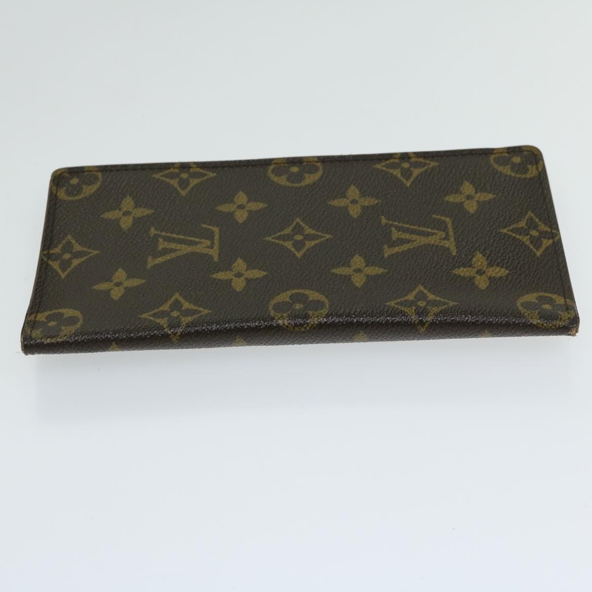 LOUIS VUITTON Monogram Porte Cartes Credit Billfold Wallet M60825 LV Auth th4620