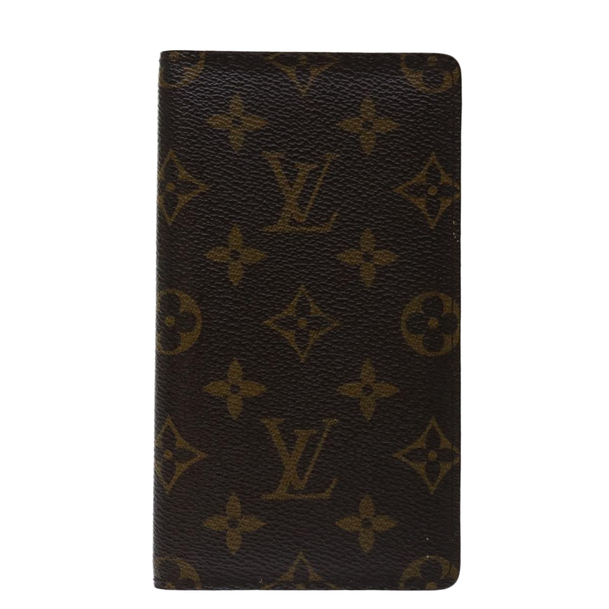 LOUIS VUITTON Monogram Agenda Poche Note Cover R20503 LV Auth th4665