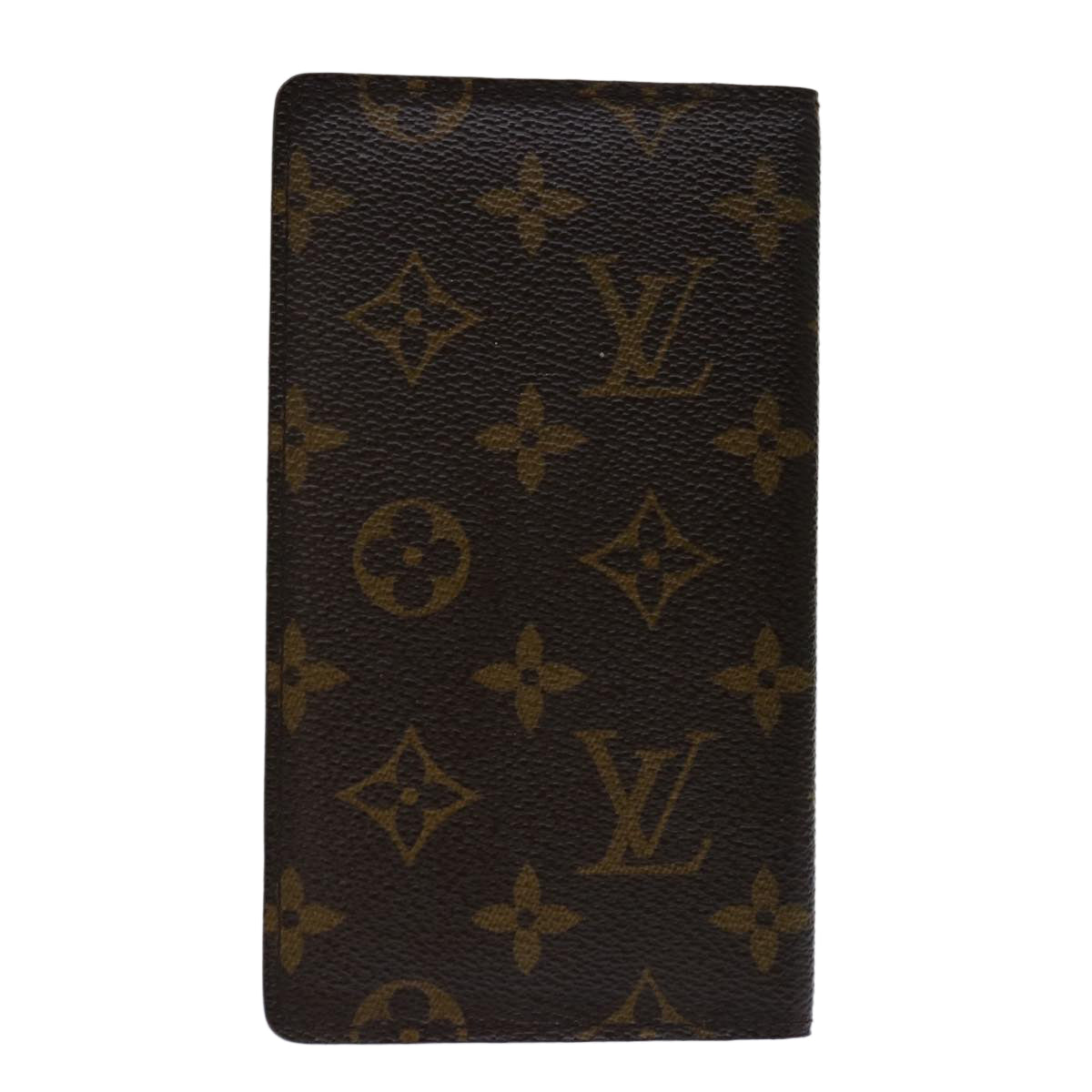 LOUIS VUITTON Monogram Agenda Poche Note Cover R20503 LV Auth th4665