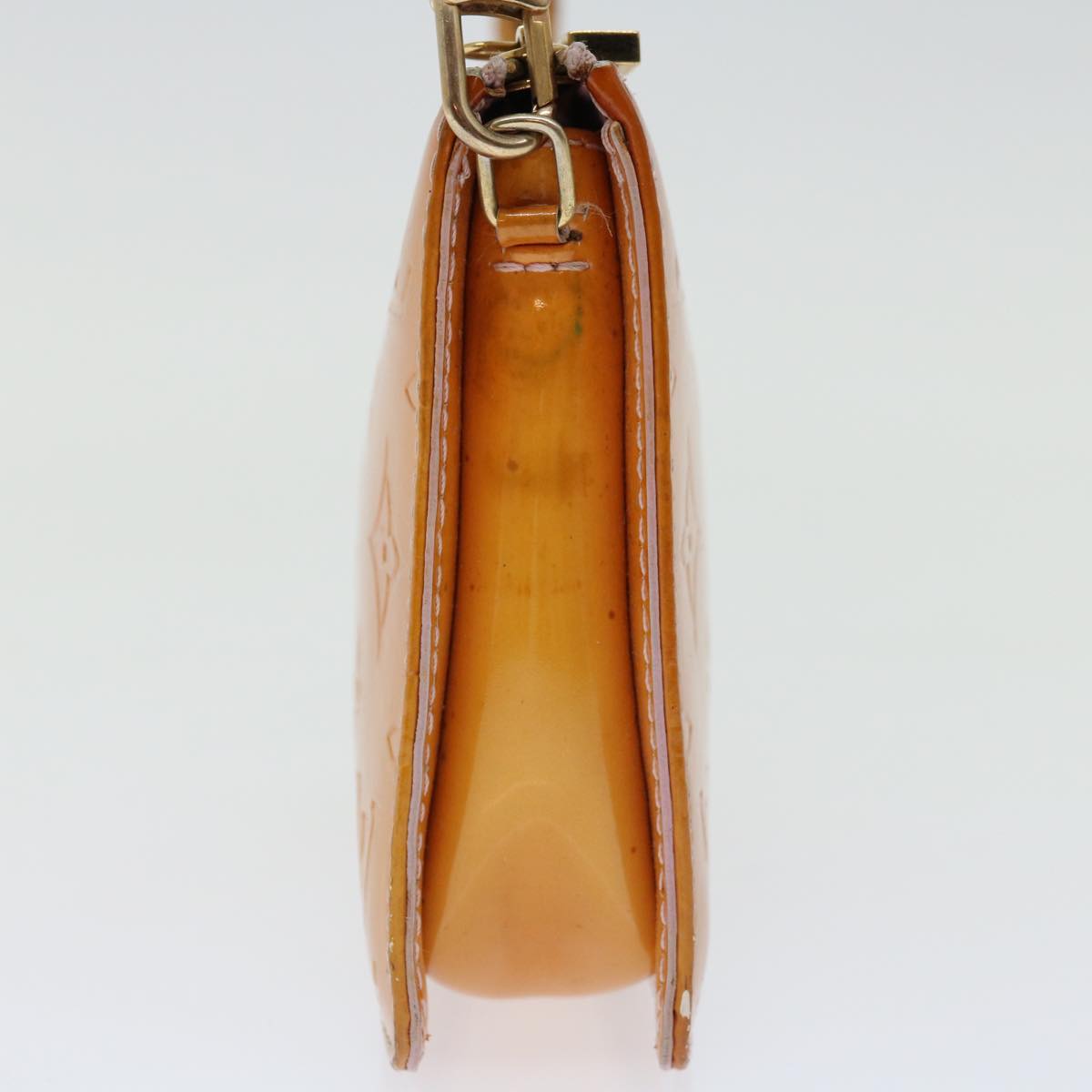 LOUIS VUITTON Vernis Lexington Pouch Marshmallow Pink M91057 LV Auth th4673