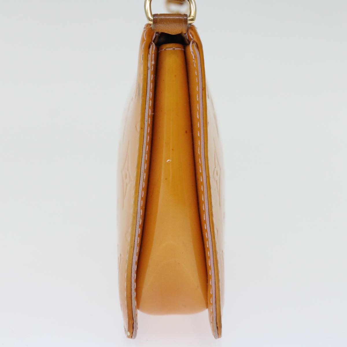 LOUIS VUITTON Vernis Lexington Pouch Marshmallow Pink M91057 LV Auth th4673