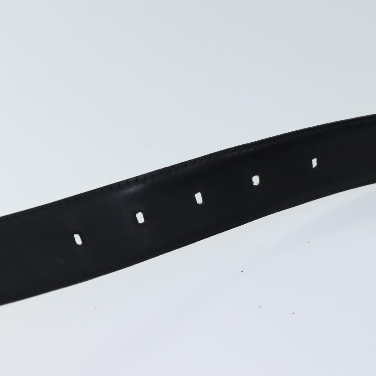 LOUIS VUITTON Epi Belt 85/34 Black LV Auth th4688