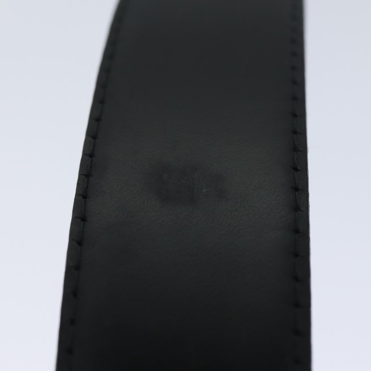 LOUIS VUITTON Epi Belt 85/34 Black LV Auth th4688