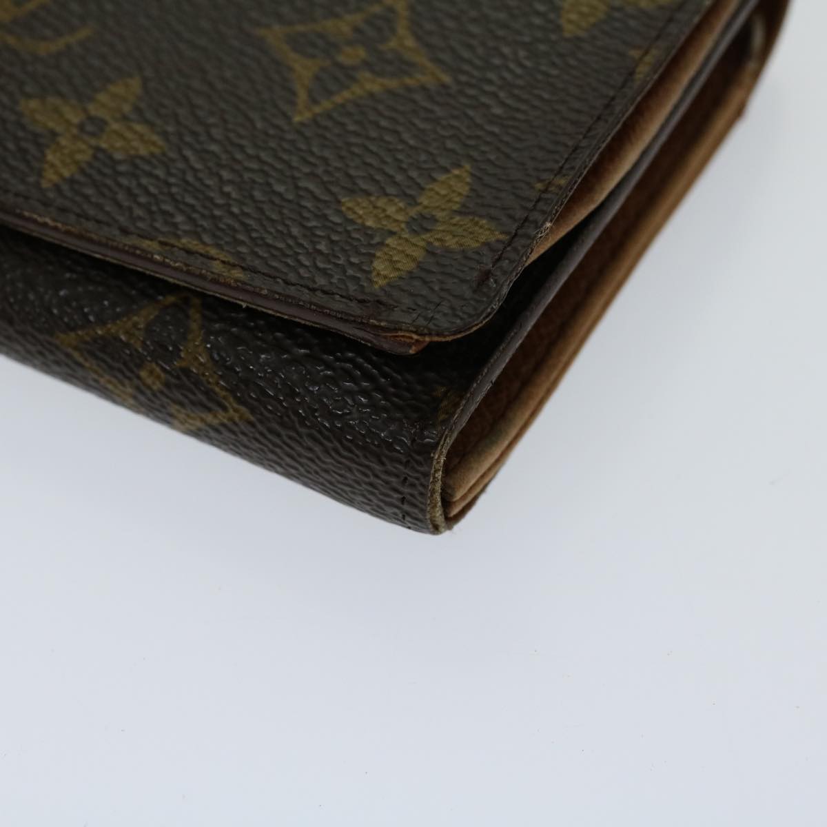 LOUIS VUITTON Monogram Porte Monnaie Billets Tresor Wallet M61730 LV Auth th4715