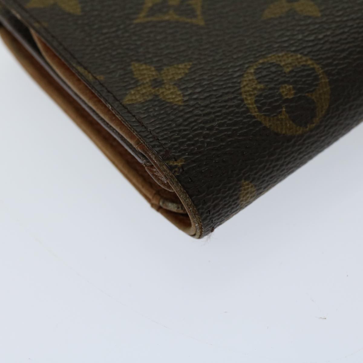 LOUIS VUITTON Monogram Porte Monnaie Billets Tresor Wallet M61730 LV Auth th4715