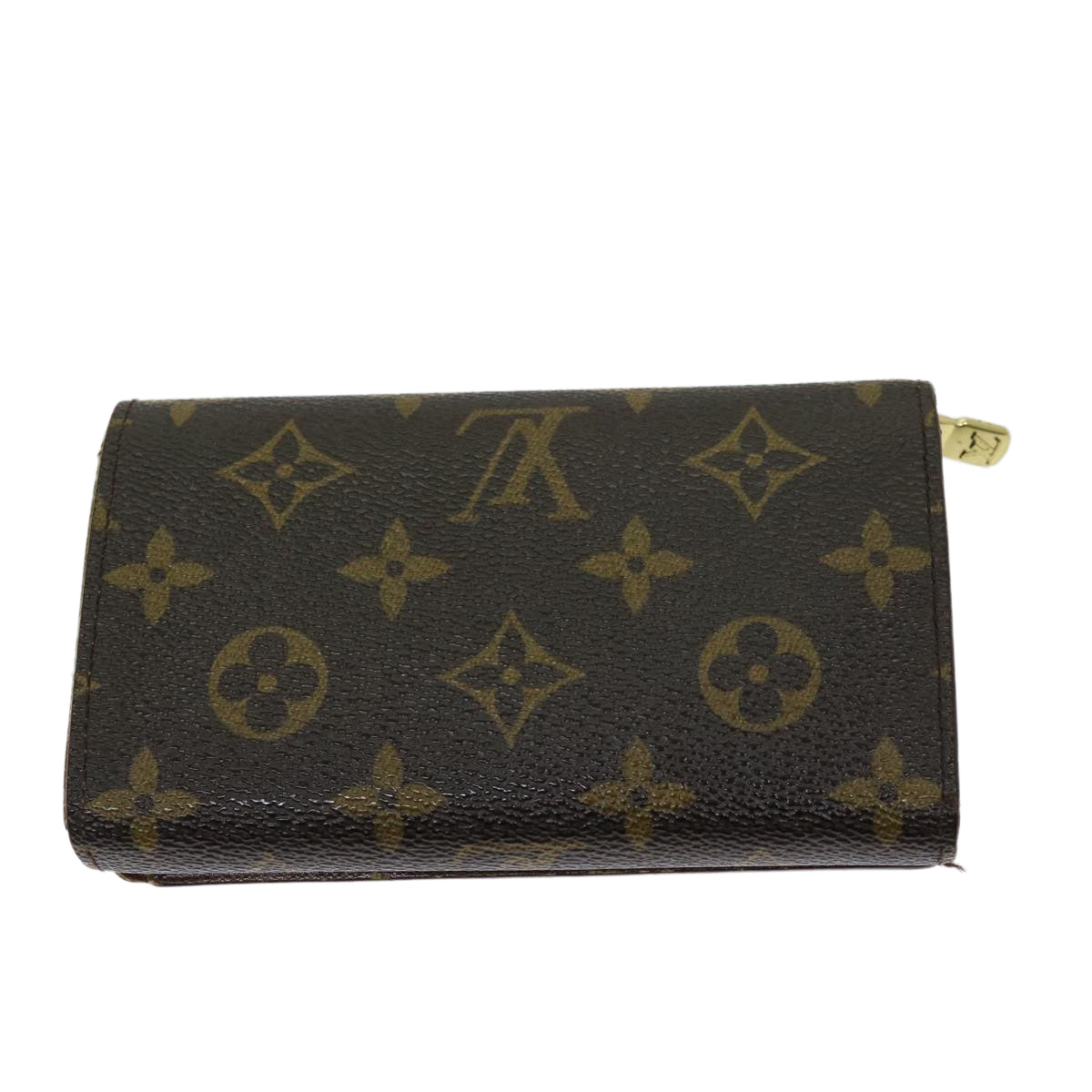 LOUIS VUITTON Monogram Porte Monnaie Billets Tresor Wallet M61730 LV Auth th4716