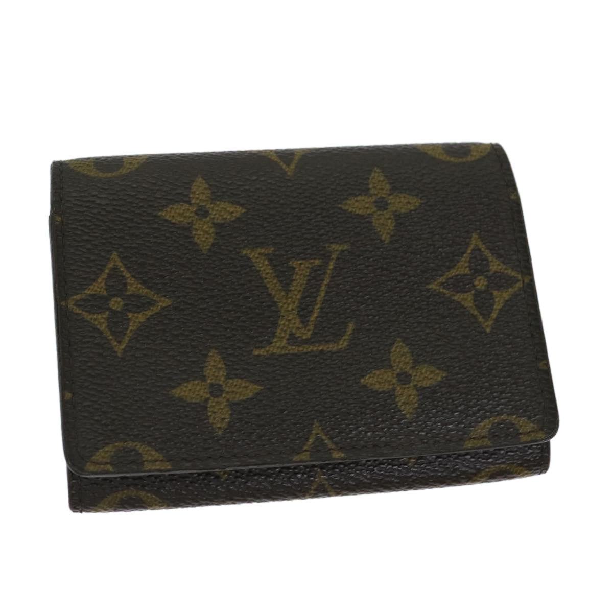 LOUIS VUITTON Monogram Amberop Cartes De Visit Card Case M62920 LV Auth th4750