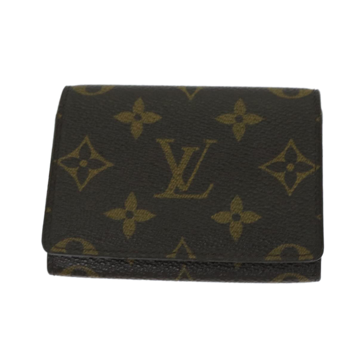 LOUIS VUITTON Monogram Amberop Cartes De Visit Card Case M62920 LV Auth th4750