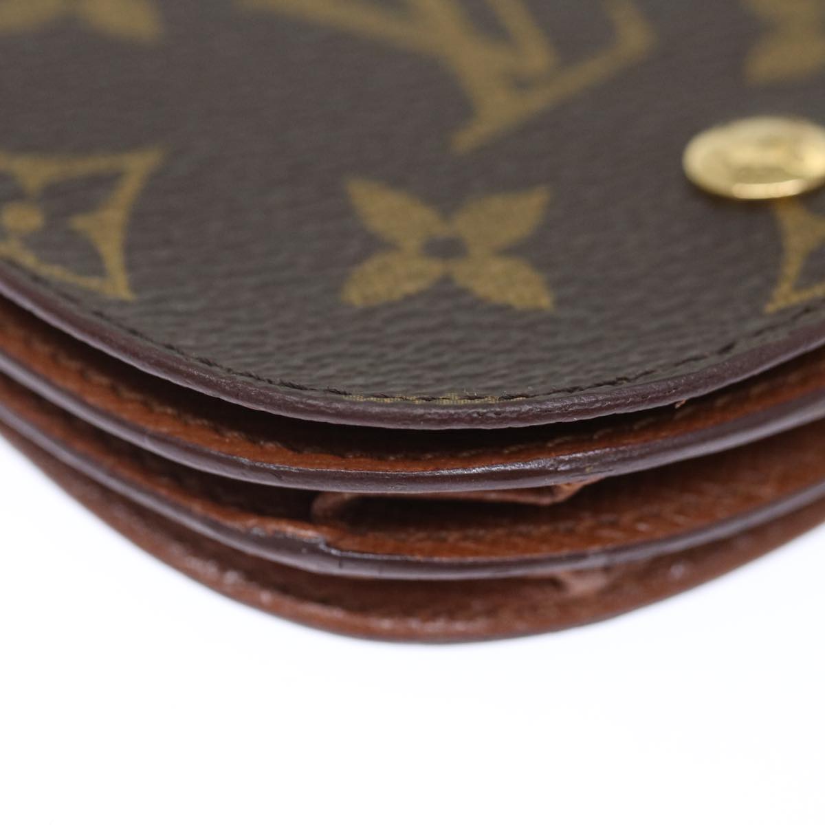 LOUIS VUITTON Monogram Porte Monnaie Guze Coin Purse M61970 LV Auth th4818