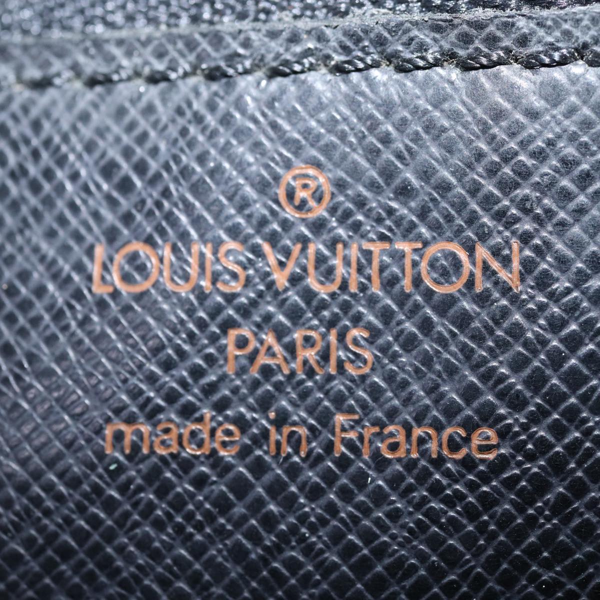 LOUIS VUITTON Epi Serie Dragonne Hand Bag Black M52612 LV Auth th4847