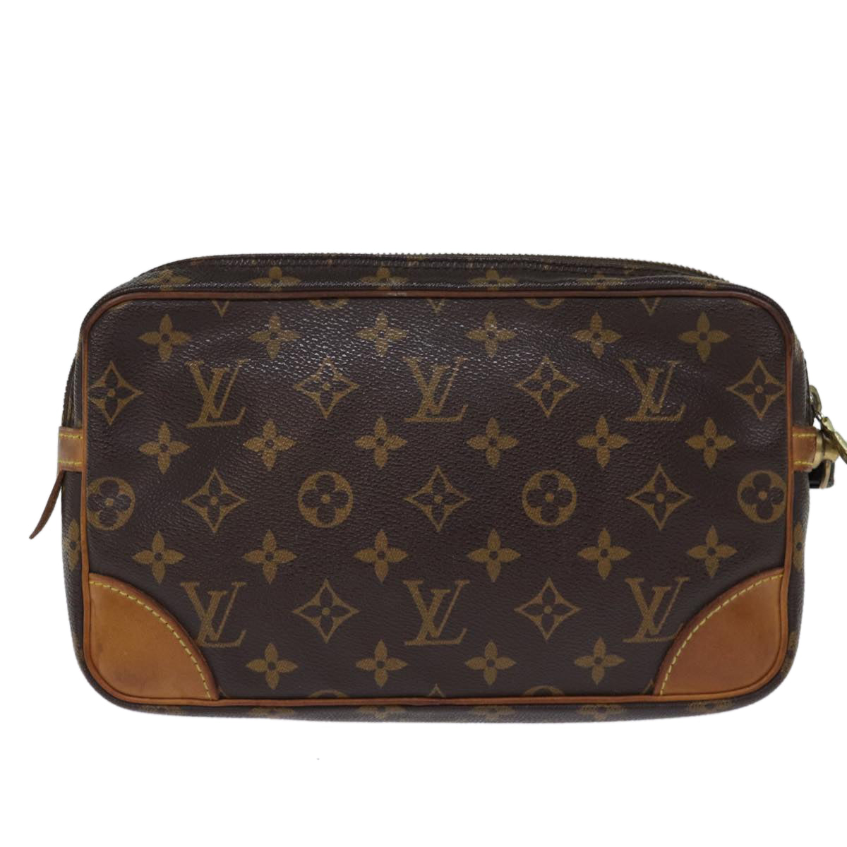 LOUIS VUITTON Monogram Marly Dragonne GM Clutch Bag M51825 LV Auth th4852