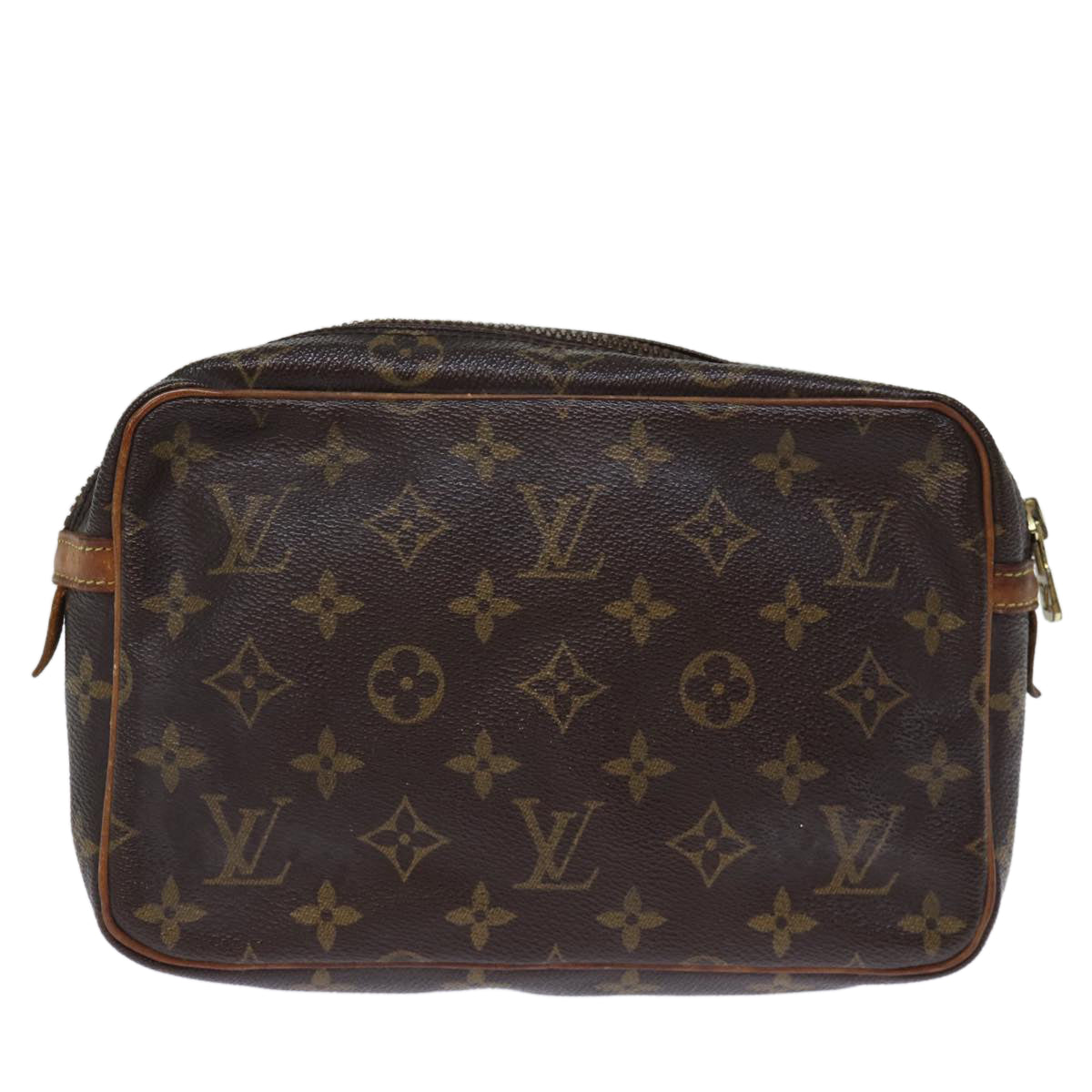 LOUIS VUITTON Monogram Compiegne 23 Clutch Bag M51847 LV Auth th4888