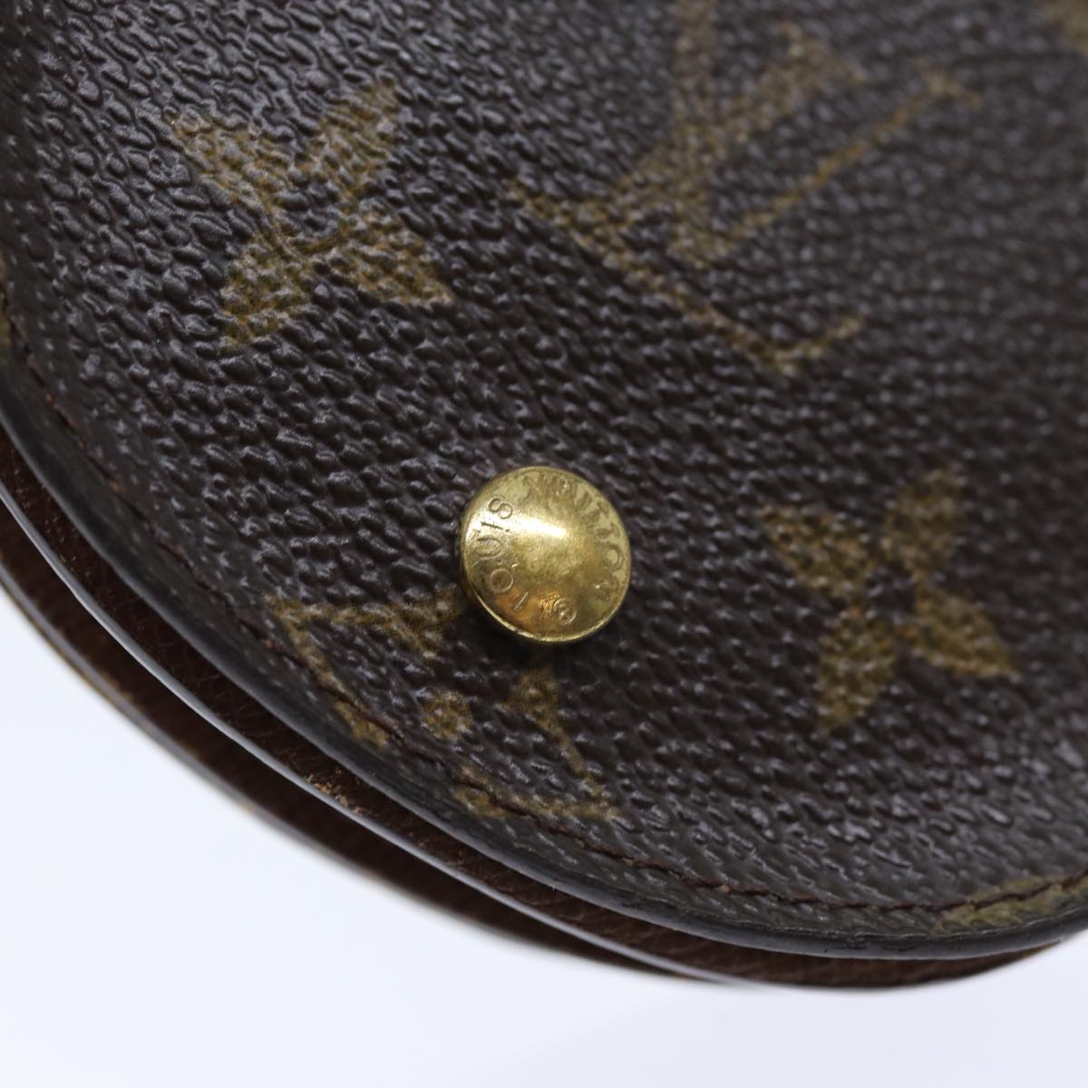 LOUIS VUITTON Monogram Porte Monnaie Guze Coin Purse M61970 LV Auth th4895