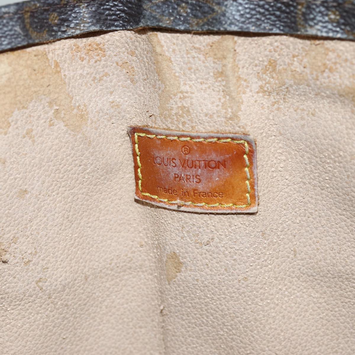 LOUIS VUITTON Monogram Sac Plat Hand Bag M51140 LV Auth th4922