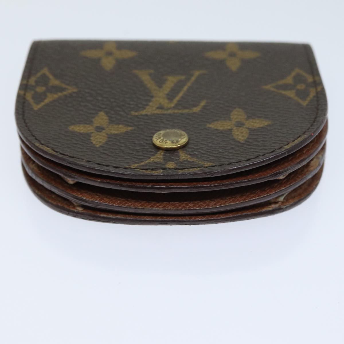 LOUIS VUITTON Monogram Porte Monnaie Guze Coin Purse M61970 LV Auth th4961