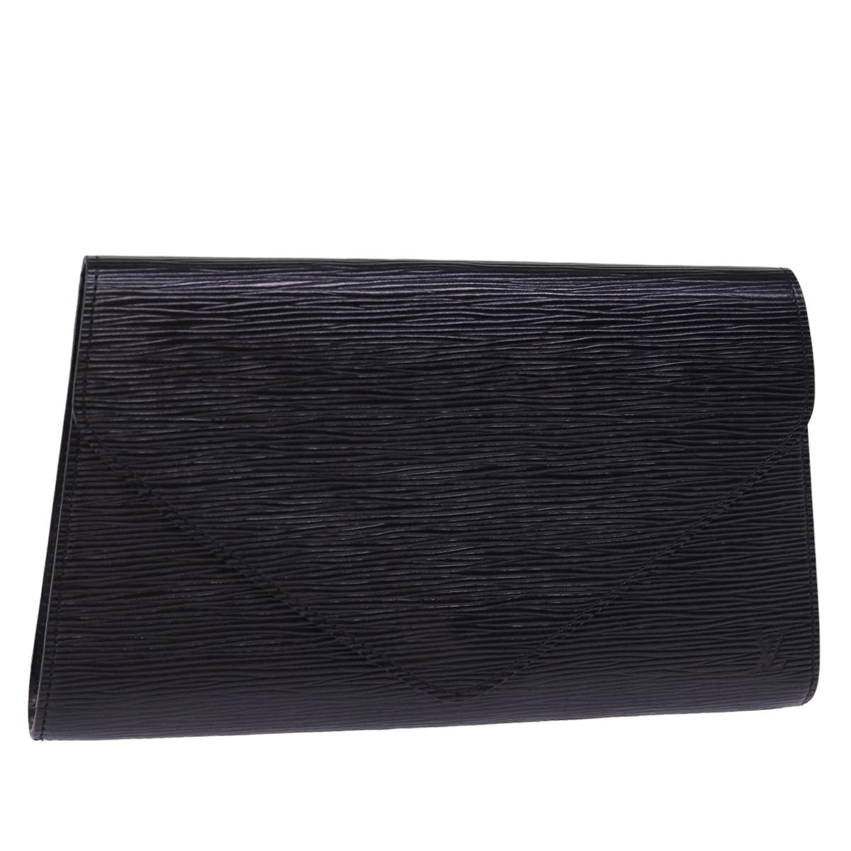 LOUIS VUITTON Epi Art Deco Clutch Bag Black M52632 LV Auth th5039
