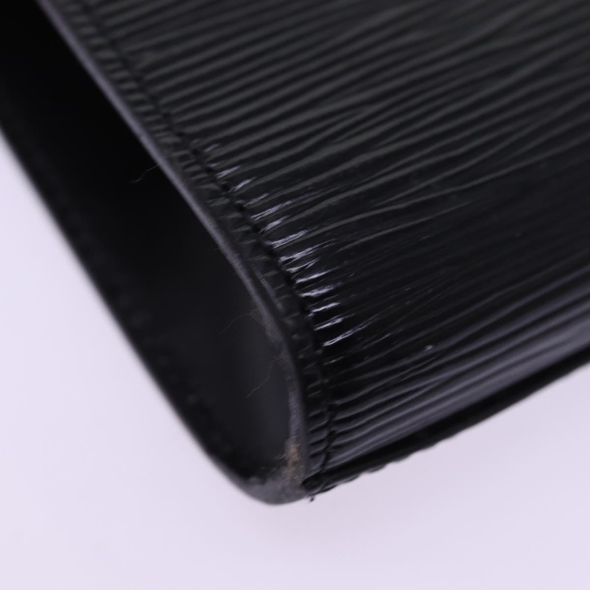 LOUIS VUITTON Epi Art Deco Clutch Bag Black M52632 LV Auth th5039