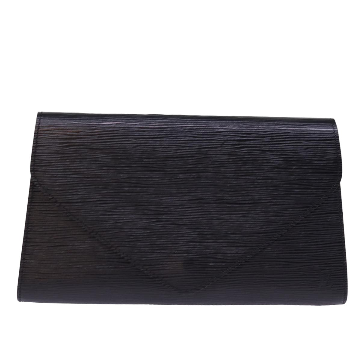 LOUIS VUITTON Epi Art Deco Clutch Bag Black M52632 LV Auth th5039