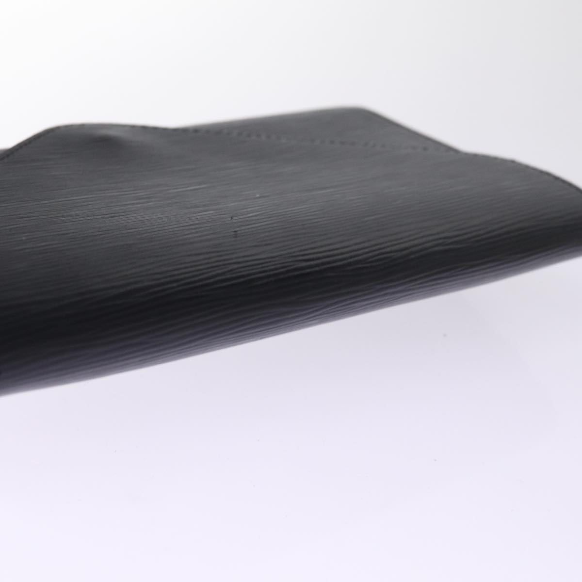 LOUIS VUITTON Epi Art Deco Clutch Bag Black M52632 LV Auth th5039