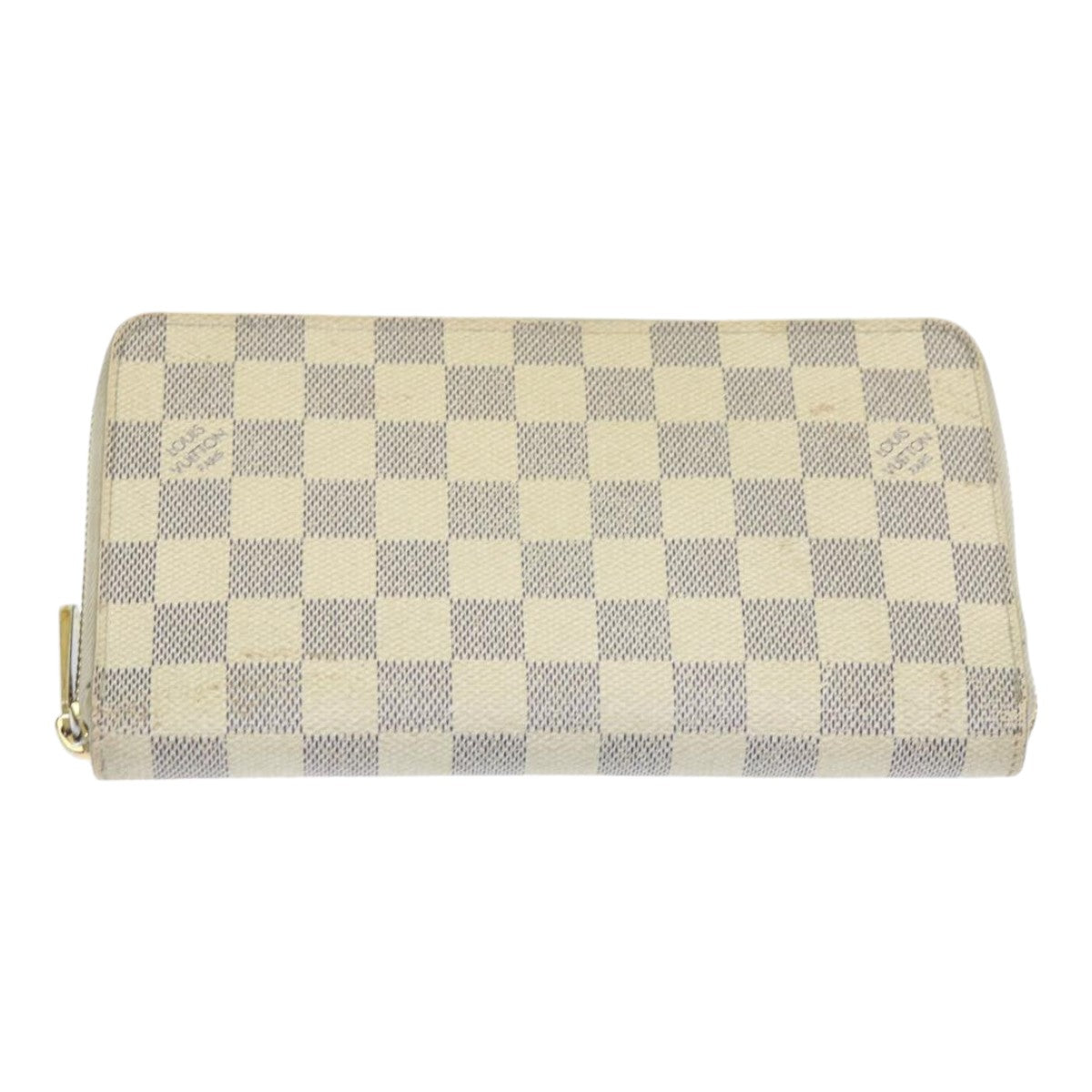 LOUIS VUITTON Damier Azur Zippy Organizer Long Wallet N60012 LV Auth th5182