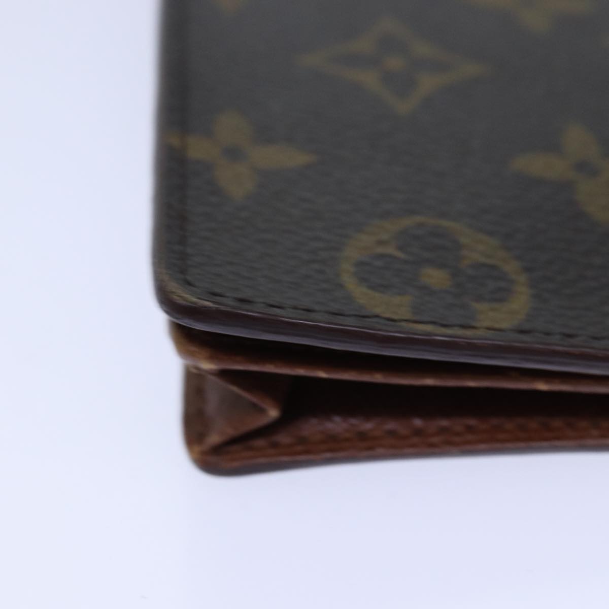 LOUIS VUITTON Monogram Porte Cartes Credit Billfold Wallet M60825 LV Auth th5198