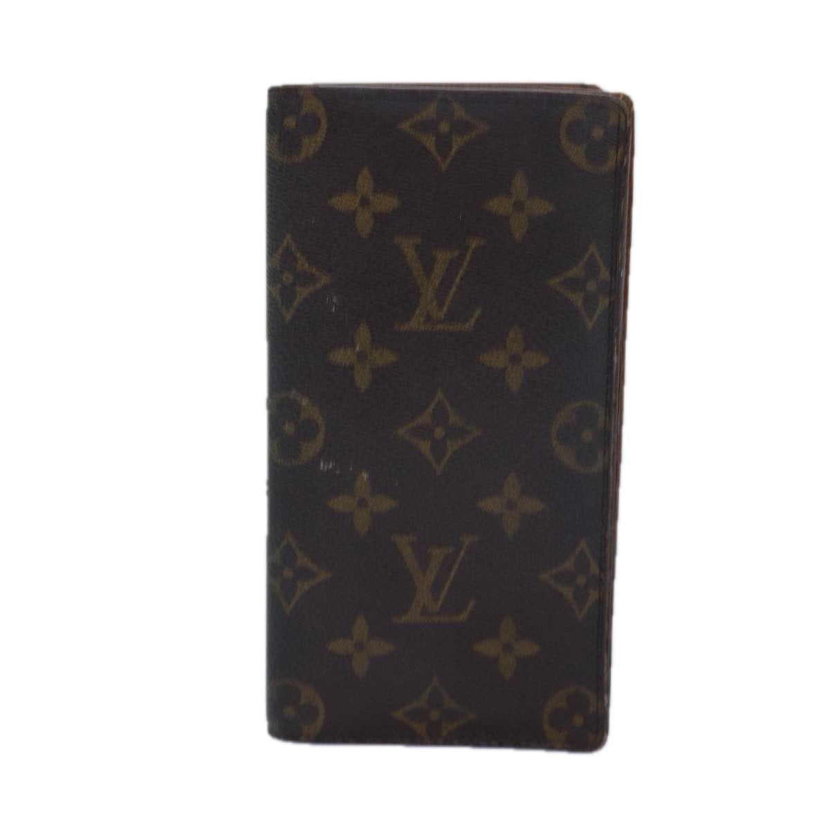 LOUIS VUITTON Monogram Porte Cartes Credit Billfold Wallet M60825 LV Auth th5198