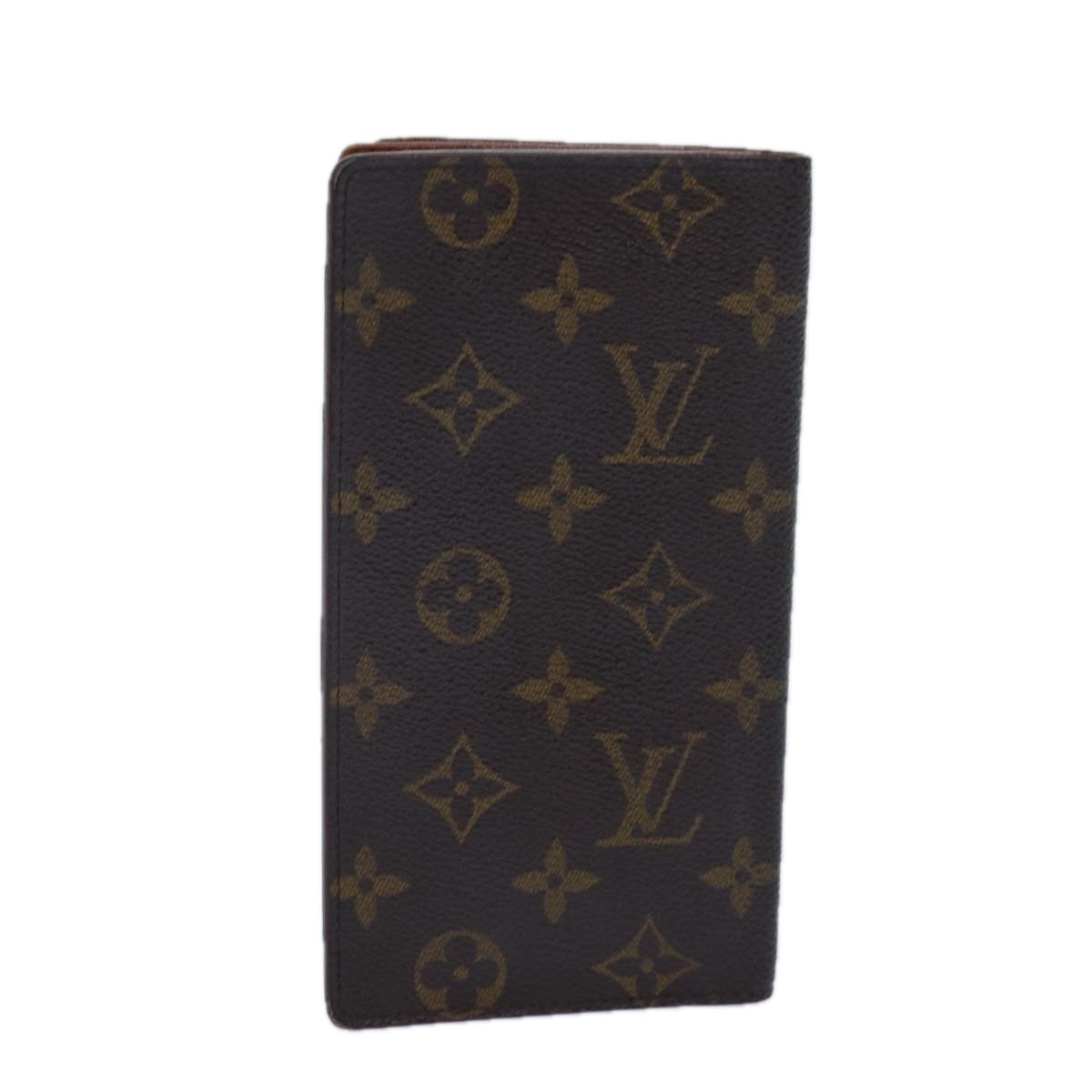 LOUIS VUITTON Monogram Porte Cartes Credit Billfold Wallet M60825 LV Auth th5198